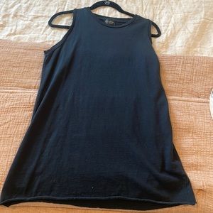 Black mini tshirt dress